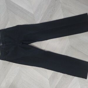 NYDJ Jeans Womens 2 Black Straight Leg Lift Tuck Technology Stretch Denim 8P